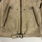 Prada Shearling Fur Lined Belted Aviator Jacket 2000s - L
