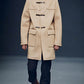 Prada Multi Belt Khaki Nylon Long Safari Coat FW 1999 - S