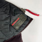 Prada Brown Wine Leather Moto Jacket 2000s - XS
