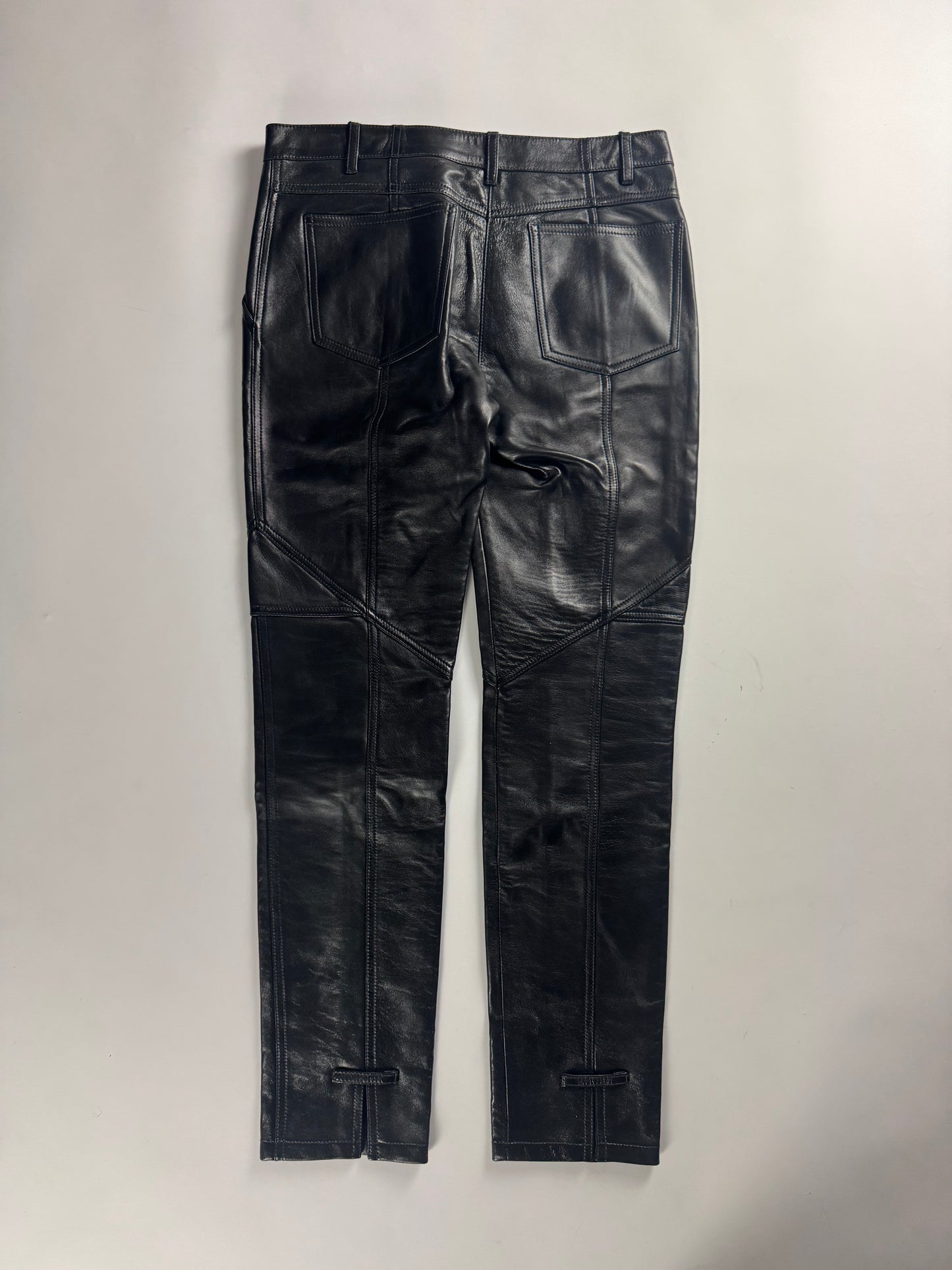 Givenchy Sample Black Leather Pants SS 2018 - XS