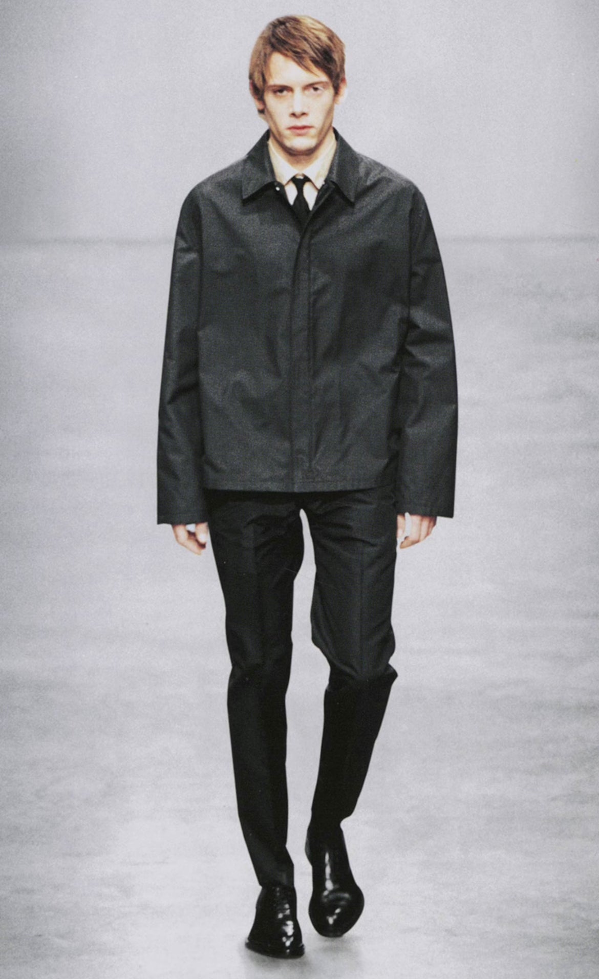 Prada Black Strapped Light Jacket FW 1998 - S
