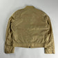 Prada Camel Nylon Moto Jacket 2000s - L