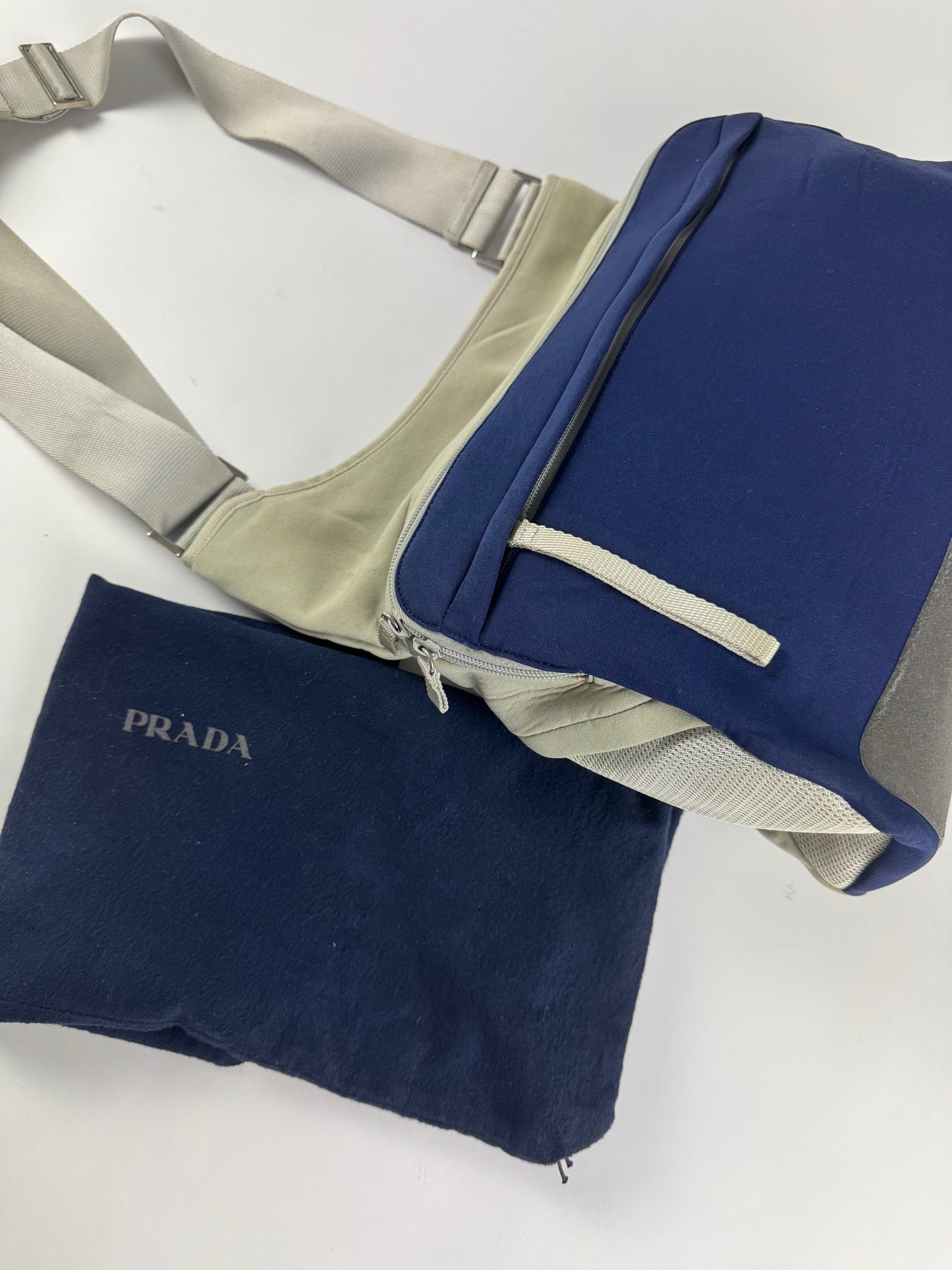 Prada Linea Rossa Neoprene Shoulder Bag SS 2000 - OS