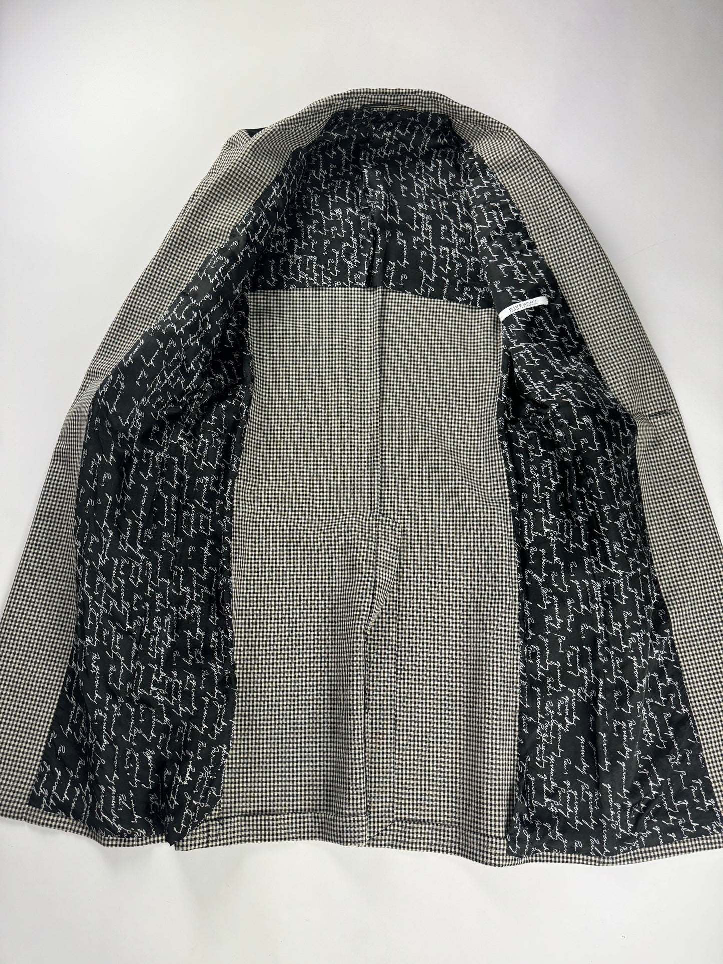 Givenchy Sample Two Tones Structured Wool Coat - S