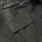 Prada Leather Sleeves Belted Collar Pilot Jacket 2000s - S