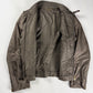 Louis Vuitton Brown Damier Quilted Gold Detail Racer Jacket FW 2007 - L