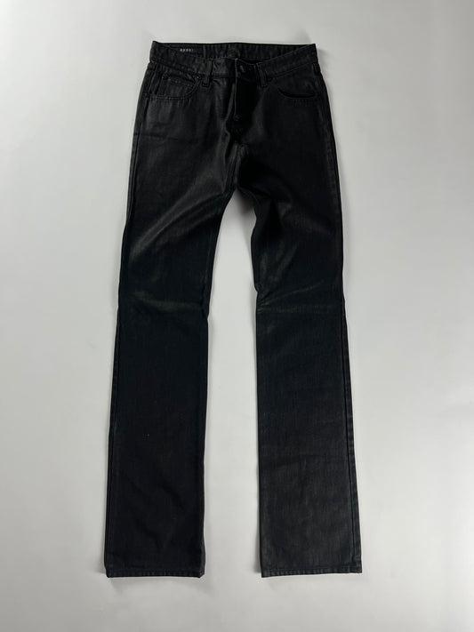 Gucci Sample Detroit Slim Waxed Denim Pants FW 2007 - S