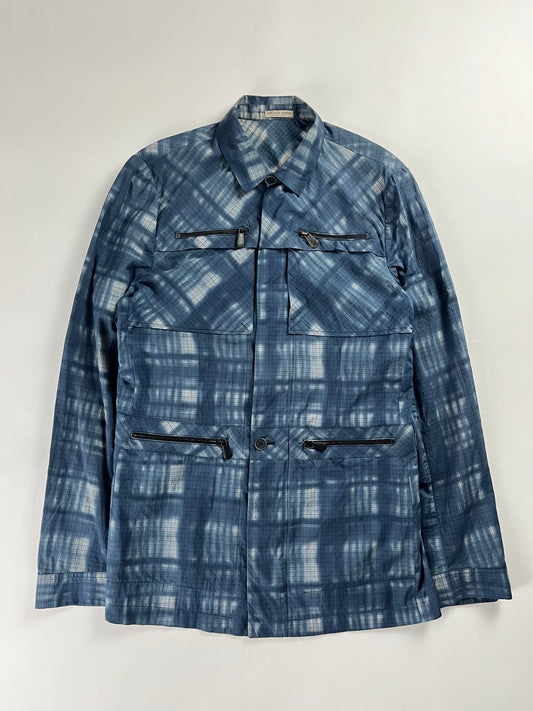 Bottega Veneta Blue Gradient Striped Work Jacket - M