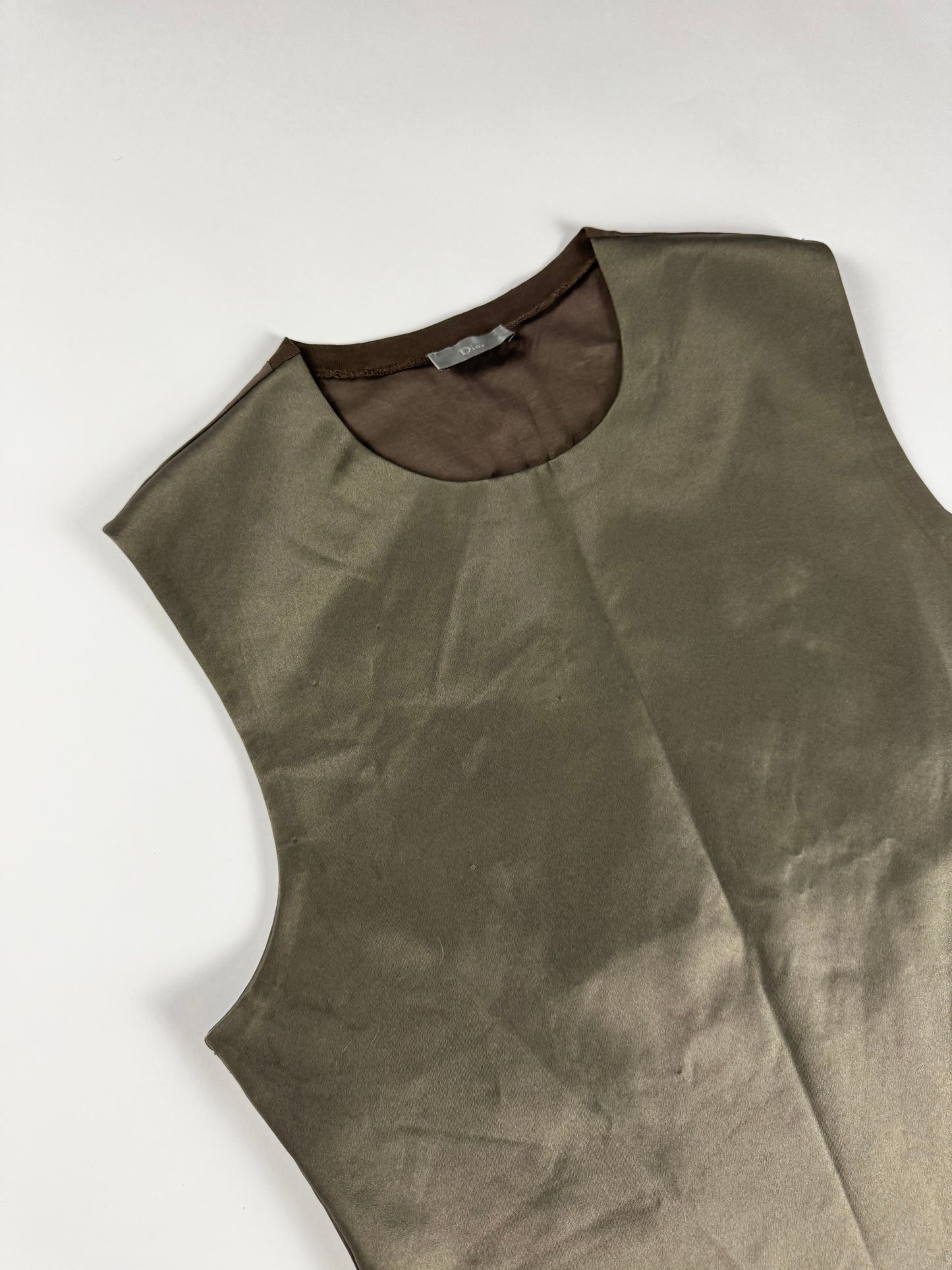 Dior Homme Sample Khaki Essential Tank Top SS 2014 - M