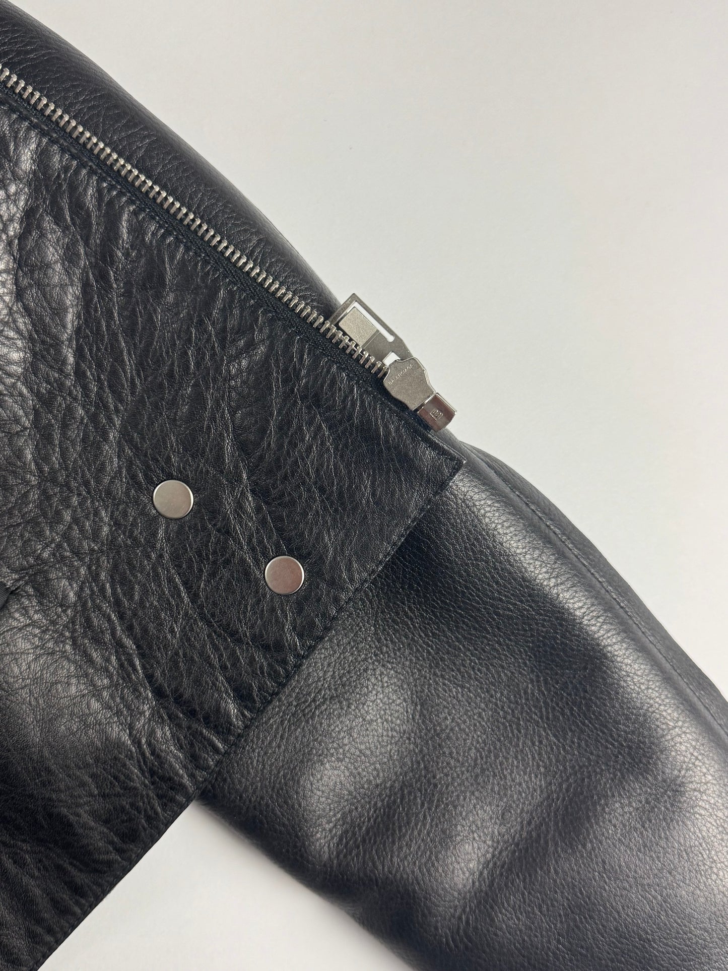 Balenciaga Alexander Wang Dark Buffalo Leather Perfecto Jacket FW 2015 - M