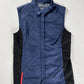 Prada Linea Rossa Mesh Sides Blue Sleeveless Vest SS 2000 - XS