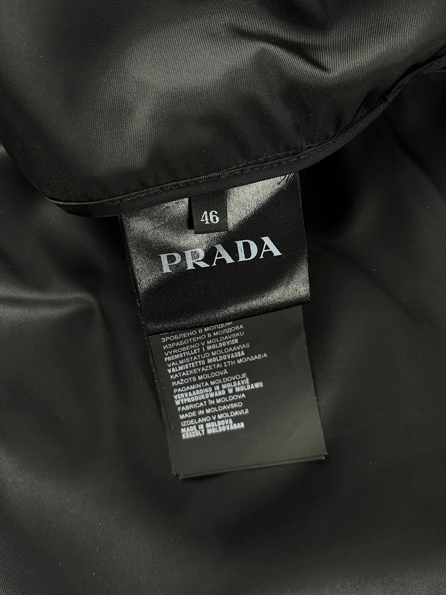 Prada Nocturne Nylon Zip Jacket  FW 2014 - S