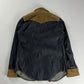 Saint Laurent Sample Denim Rodeo Suede Shirt SS 2014 - S