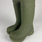 Balenciaga Green Military Oversized Crocs Fisher High Boots Resort 2022 - 44 EU