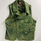 John Galliano Military Skull Print Biker Vest SS 2008 - M