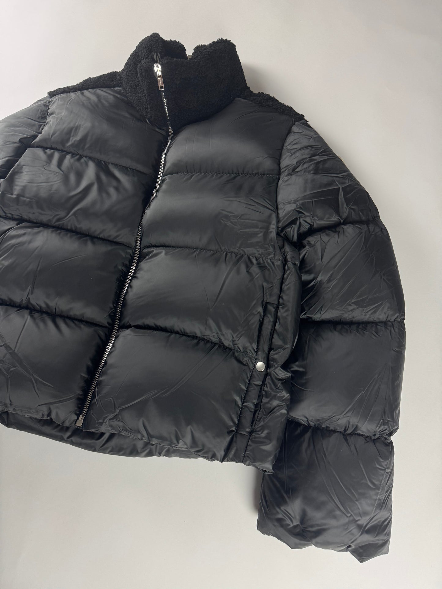 Rick Owens x Moncler DRKSHDW Cyclopic Shearling Down Puffer Jacket FW 2020 - M