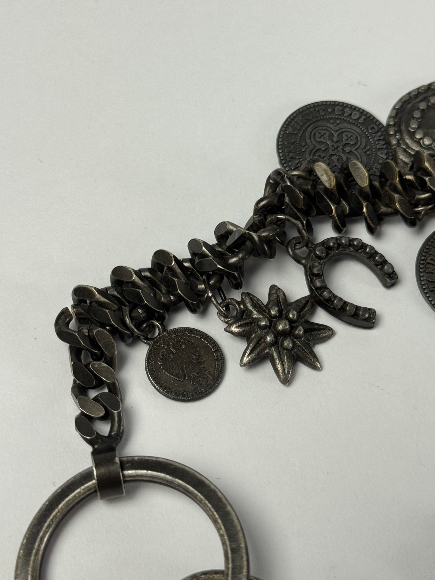 Prada Metallic Keychain Bag Charm 2000s - OS