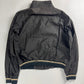 Prada Dark Grey Double Buttons High Collar Bomber Jacket SS 2007 - S