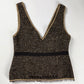 Prada Wool Tweed V Collar Top FW 2000 - M
