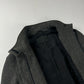Prada Smoke Charcoal Wool Funnel Neck Coat FW 1998 - S