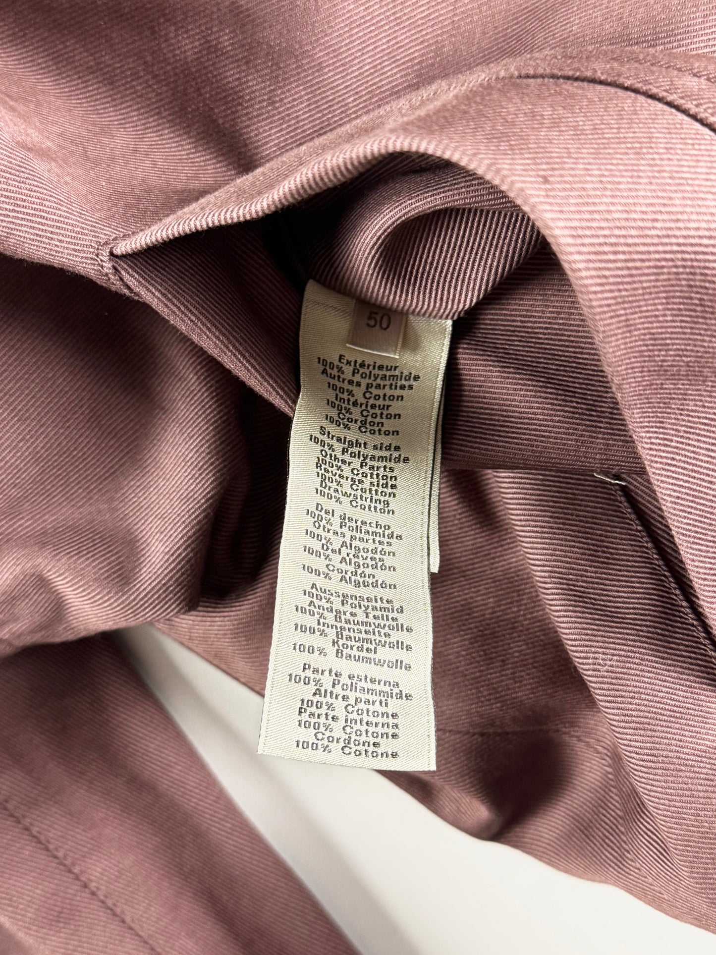 Hermès Sample Reversible Lacquered Nylon Prune Canvas Jacket SS 2022 - M