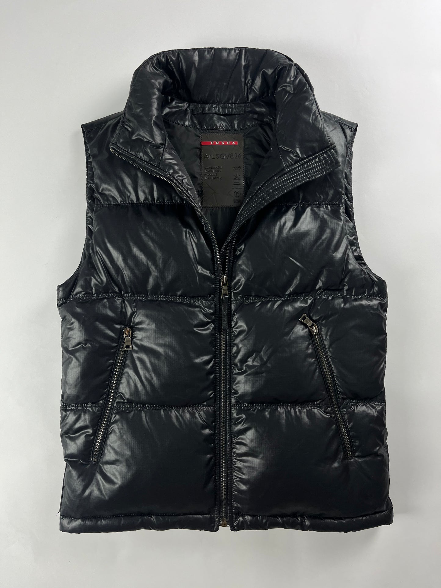 Prada Black Puffer Vest FW 2008 - M