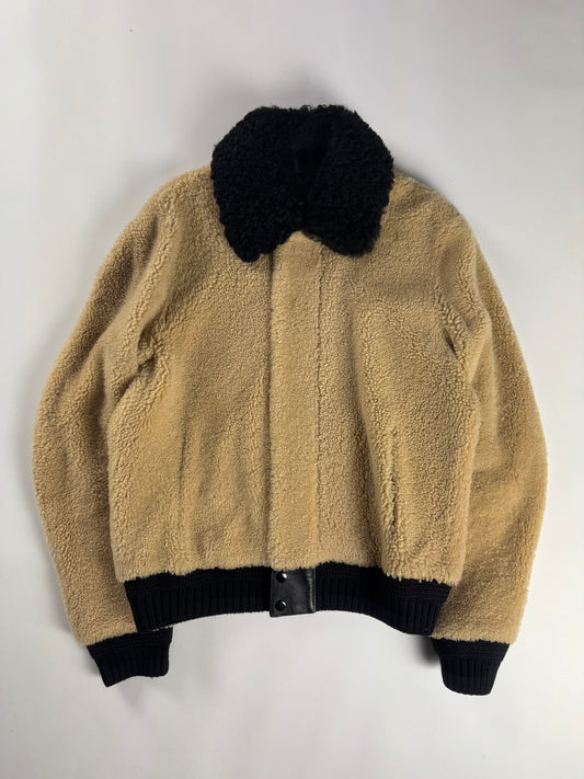 Saint Laurent Shearling Teddy Bomber Jacket FW 2017 - L