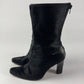 Celine Black Pony Hair Heel Ankle Boots 2000s - 38,5 EU