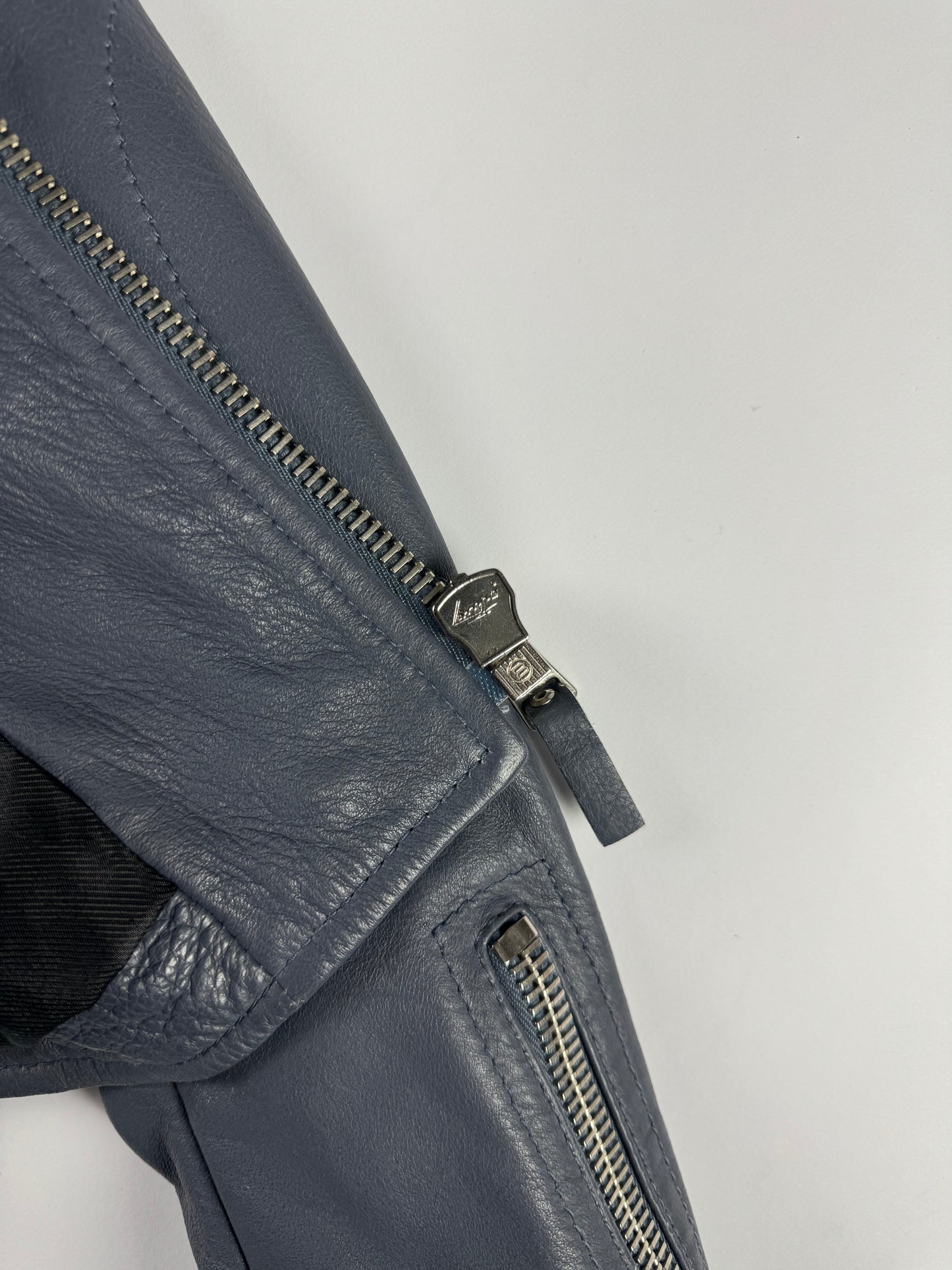 Balenciaga Nicolas Ghesquière Perfecto Marine Leather Jacket FW 2012 - XS