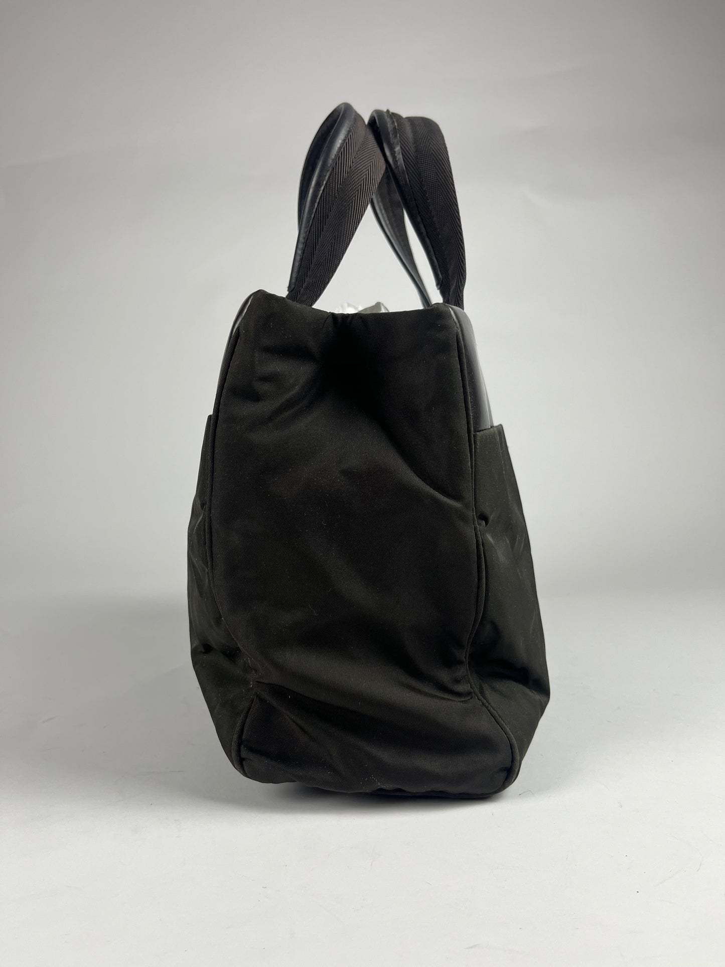 Prada Leather Nylon Tote Bag FW 1999 - OS