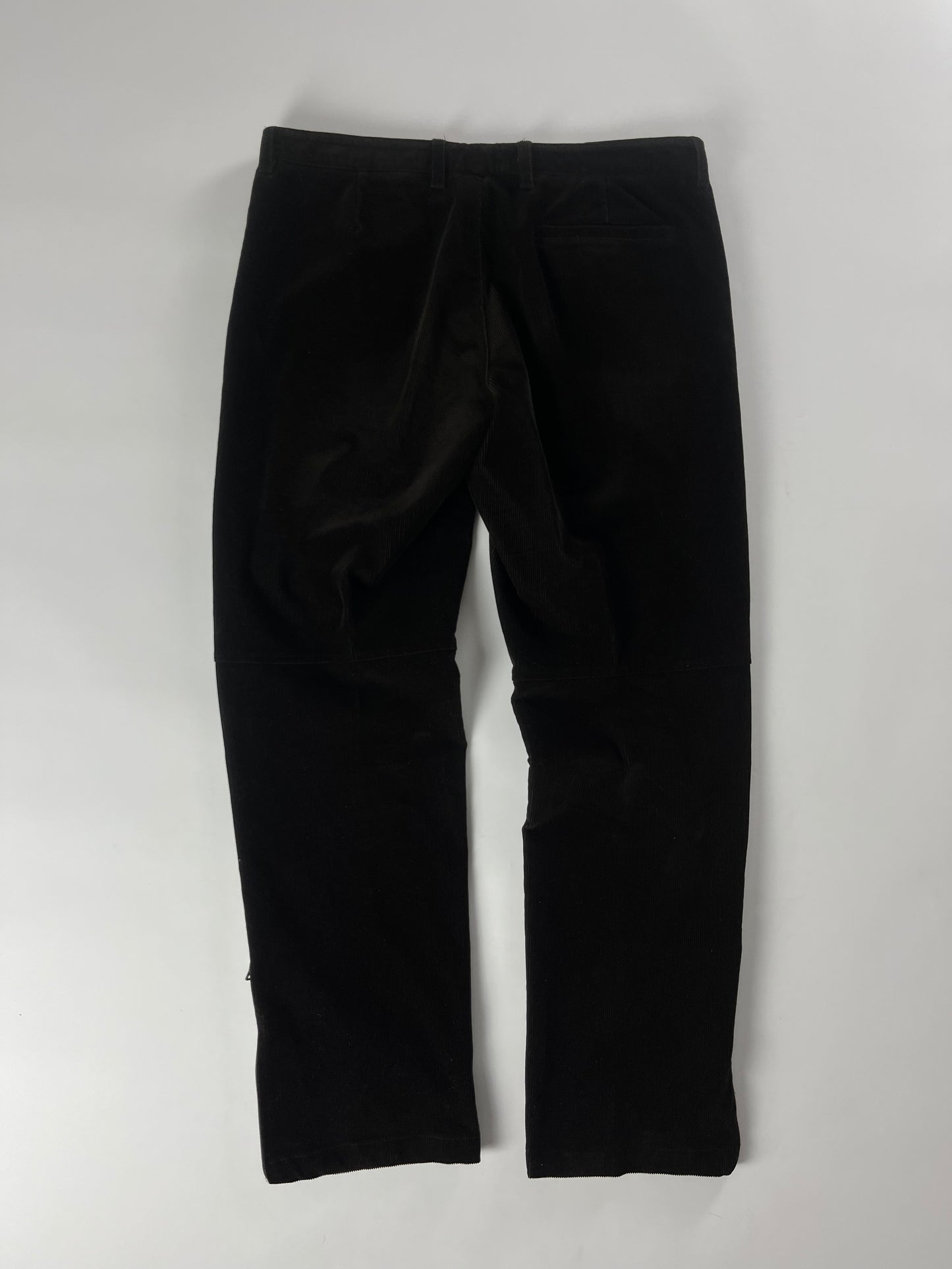 Prada Black Corduroy Flare Pants FW 1999 - L