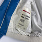 Prada Electric Blue Leather Varsity Bomber Jacket Challenge 2003 - M