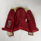 Prada Sample Red Cream Fusion Racer Jacket SS 2002 - XS