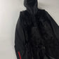 Prada Linea Rossa Convertible Sleeve Dyed Kid Fur Hooded Coat FW 1999 - S