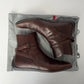 Prada Brown Leather Belted Boots FW 2011 - 44 EU