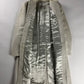 Prada White Heaven Fur Trimmed Pony Hair Leather Coat 1990s - S