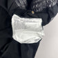 Hermès Sample Black Shiny Nylon Panel Straight Cotton Pants FW 2021 - M