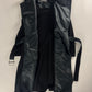 Dirk Bikkembergs Fleece Nylon Belted Coat 2000s - S