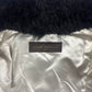Louis Vuitton Sample Black Lamb Fuzzy Fur Crop Side Button Jacket FW 2015 - XS