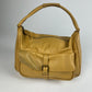 Miu Miu Camel Leather Shoulder Bag 2000s - OS