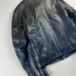 Gucci Frida Giannini Blue Gradient Leather Motor Jacket SS 2009 - M