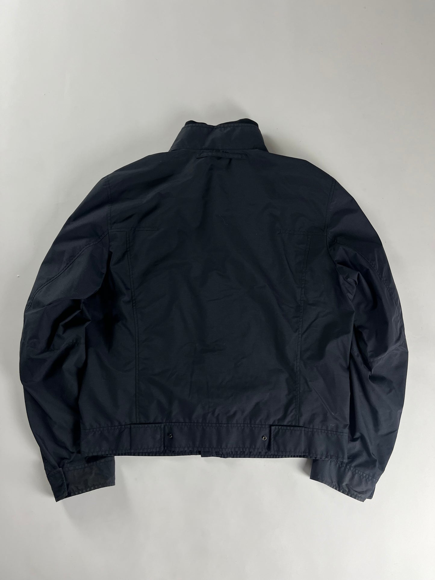 Prada Linea Rossa Marine Nylon Tech Moto Jacket FW 2006 - XL
