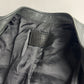Prada Dark Grey Smooth Leather Minimalist Side Pocket Moto Jacket FW 2012 - M