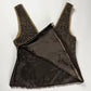 Prada Wool Tweed V Collar Top FW 2000 - M