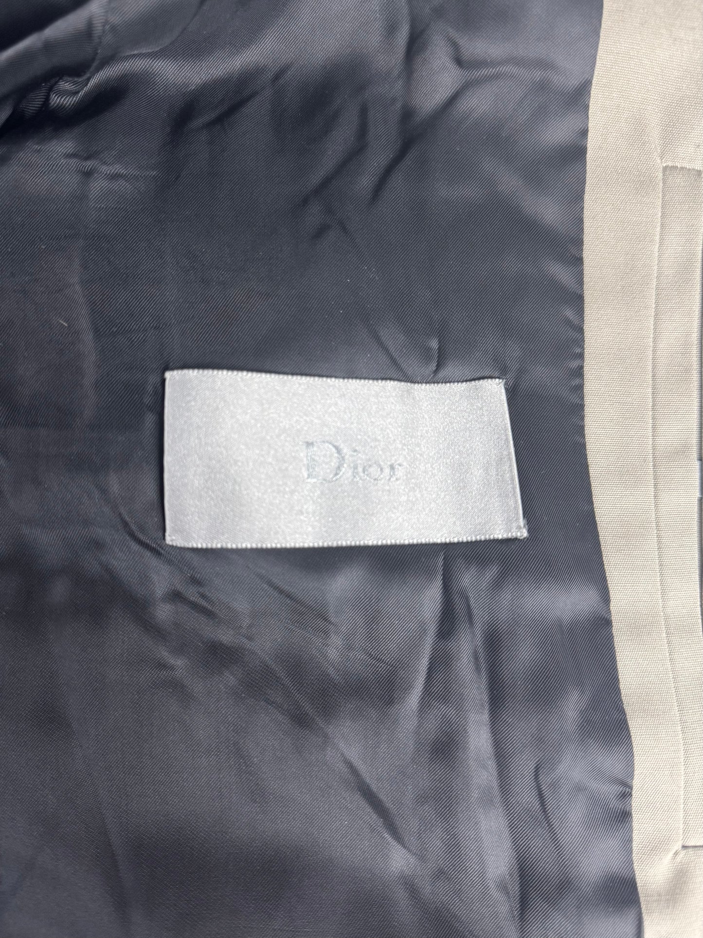 Dior Homme "Follow Me" Sand Belted Zipped Jacket SS 2003 - L