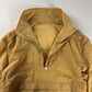 Hermès Sample Front Pocket Soft Textured Sand Turtleneck Half Zip Jacket SS 2020 - M