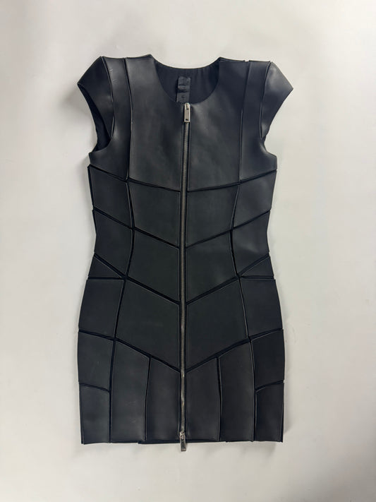 Gareth Pugh Obsidian Sculptural Geometric Curvy Dress SS 2011 - S