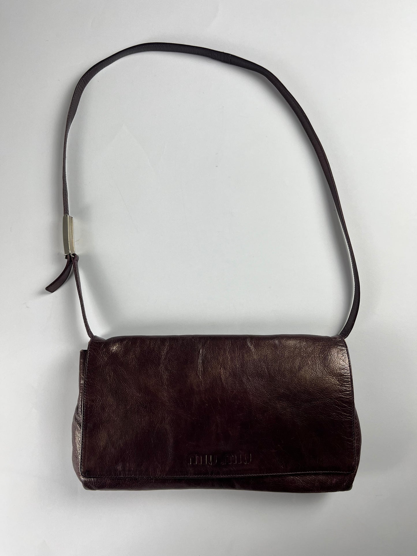 Miu Miu Leather Shoulder Bag - OS