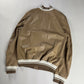 Dior Homme Camel Leather Bomber Varsity Jacket SS 2010 - L