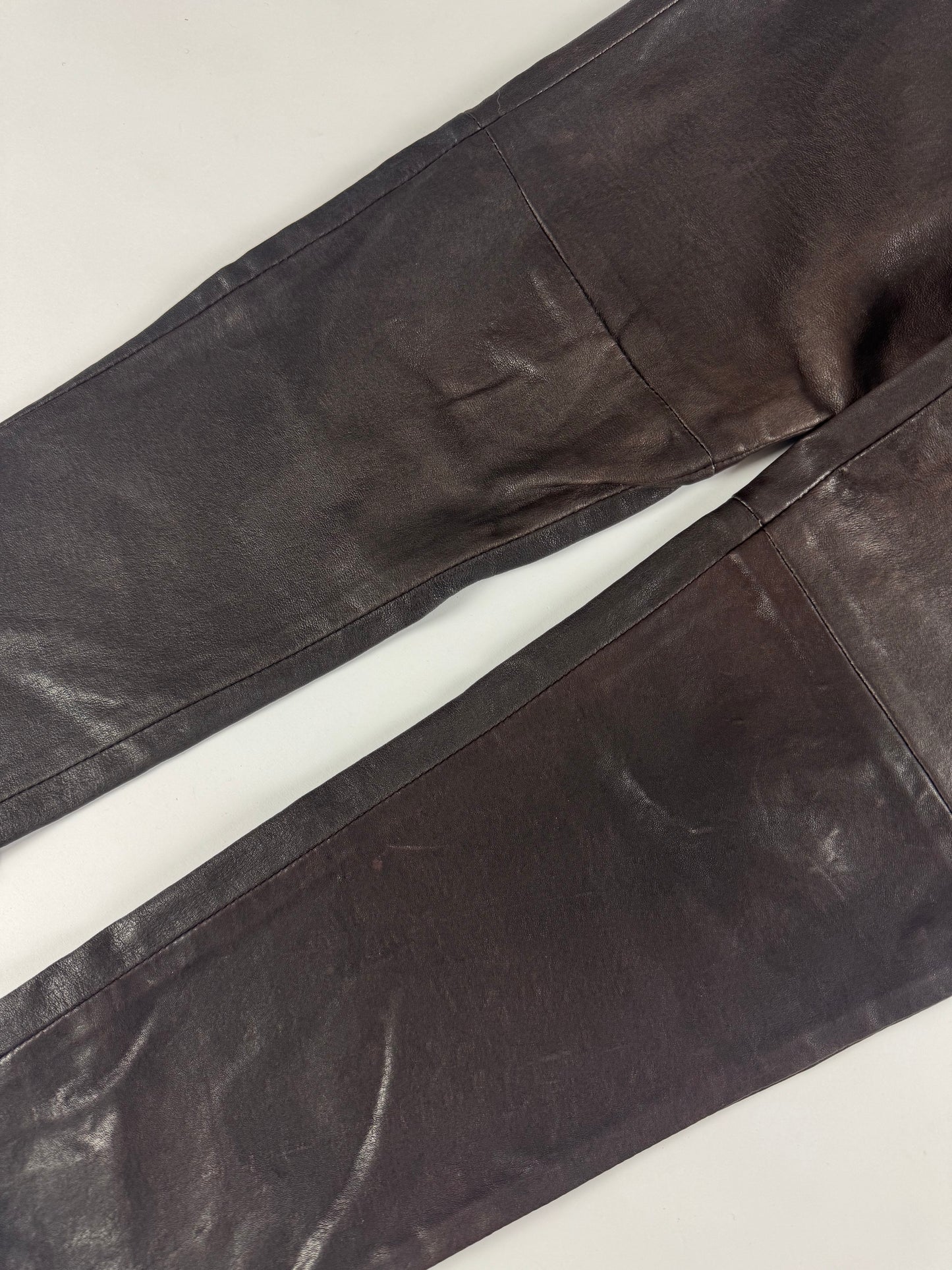 Prada Milano Premium Lamb Leather Skinny Pants FW 2011 - XS